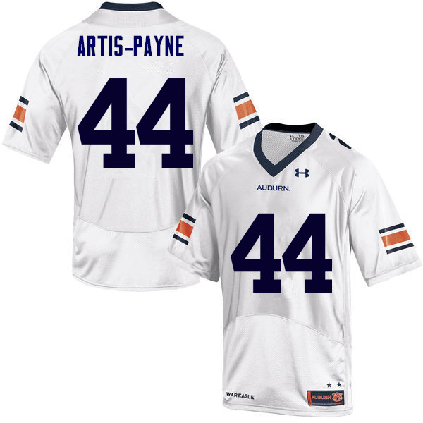 Men Auburn Tigers #44 Cameron Artis-Payne College Football Jerseys Sale-White - Click Image to Close